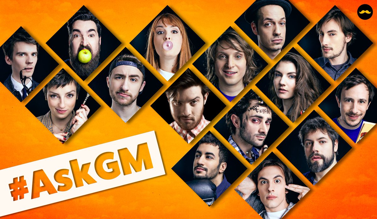goldenmoustache's tweet photo. #AskGM On va sortir notre FAQ ! Posez vos questions aux membres de Golden Moustache et ils vous répondront en vidéo. https://t.co/PdTqmXIlQ8