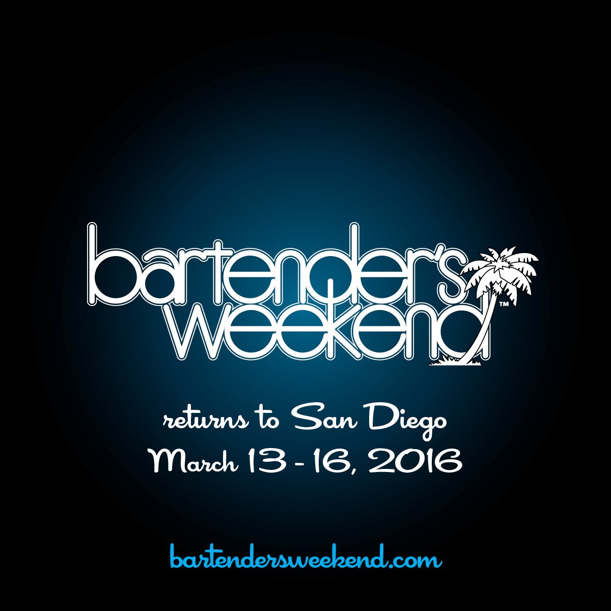 Bartender's Weekend returns to #sandiego 3/16 - 3/19. Watch bartendersweekend.com for our events listing!