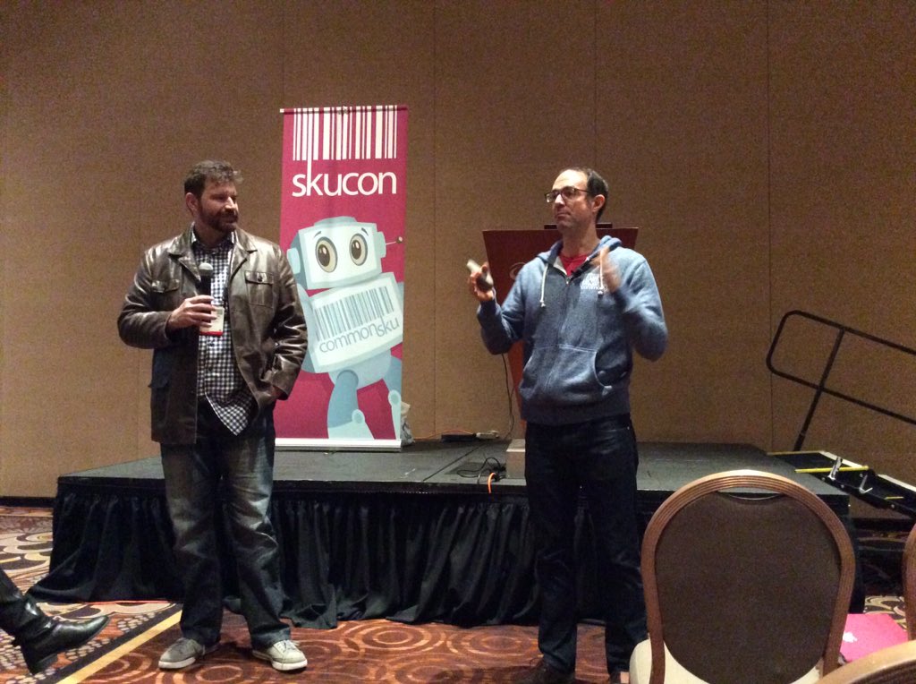 Nationimprint's tweet photo. Collaborating with industry greats on how we can better serve YOU, our awesome clients. #skucon2016 @chad_cady https://t.co/Uy6dExVD6J