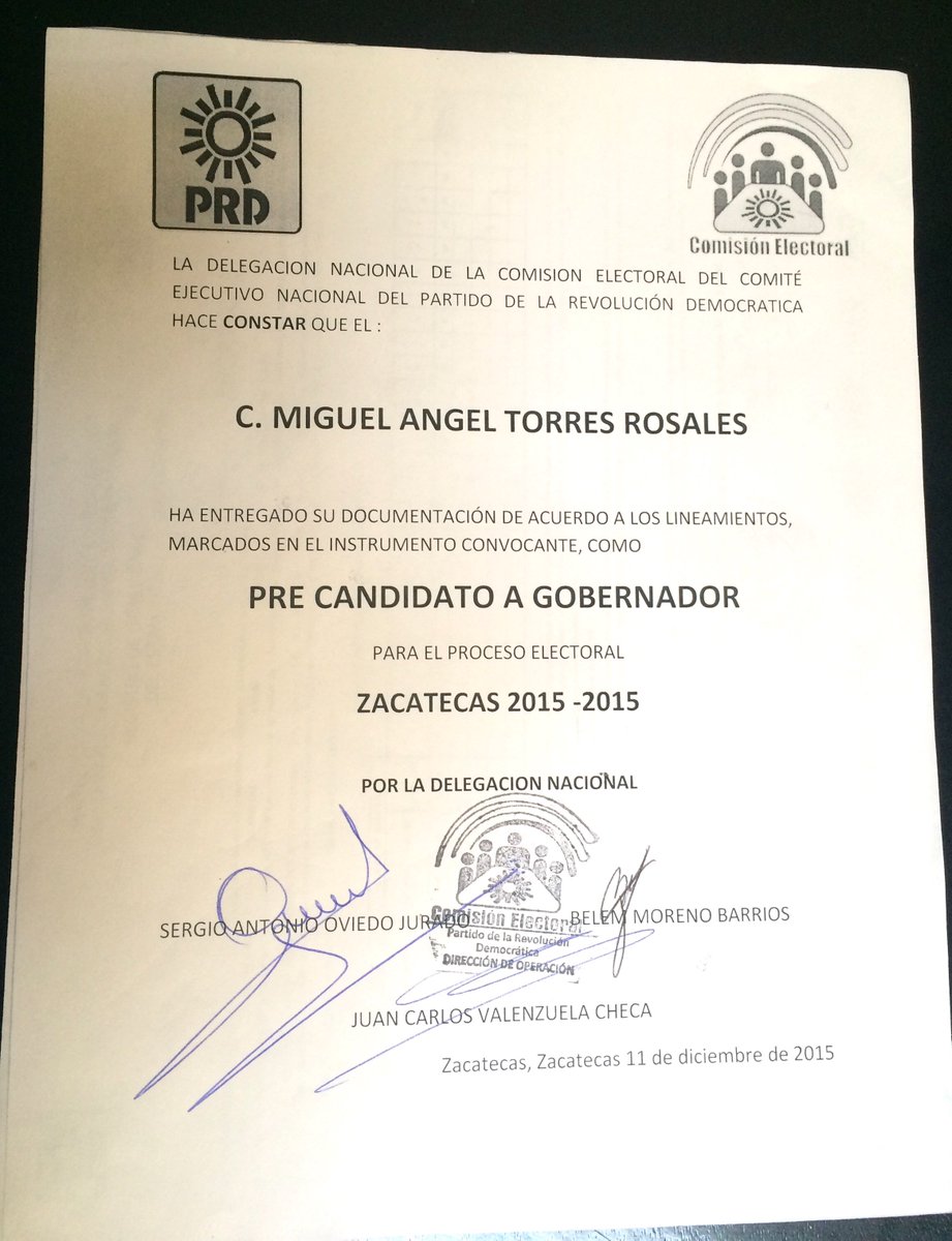 MiguelTorresZac's tweet photo. En política el golpe que no te mata te fortalece. #Torres16 https://t.co/bGobpZk8PD