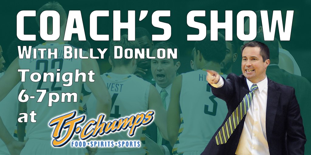 WSURaiders's tweet photo. Come on out to @tjchumps in Fairborn tonight at 6pm for the Coach's Show with Men's Head Coach @CoachDonlon https://t.co/MHBkkAGE8G