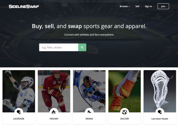 Have some extra sports gear sitting in the closet? Maybe a pair of barely used cleats? Sell it with <a href="/SidelineSwap/">SidelineSwap</a>!
