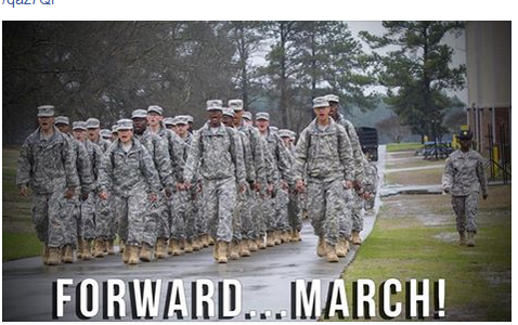 future_soldiers's tweet photo. #FutureSoldiers, drill and ceremony is something that you will learn in BCT. https://t.co/BTZ7xNNcU9