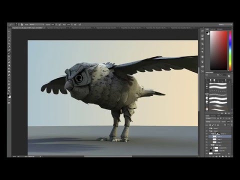 edfilmsworld's tweet image. &quot;Owl Style Treatment Painting - A time lapse capture&quot; buff.ly/1OENmk8 #digitalpuppet #workinprogess