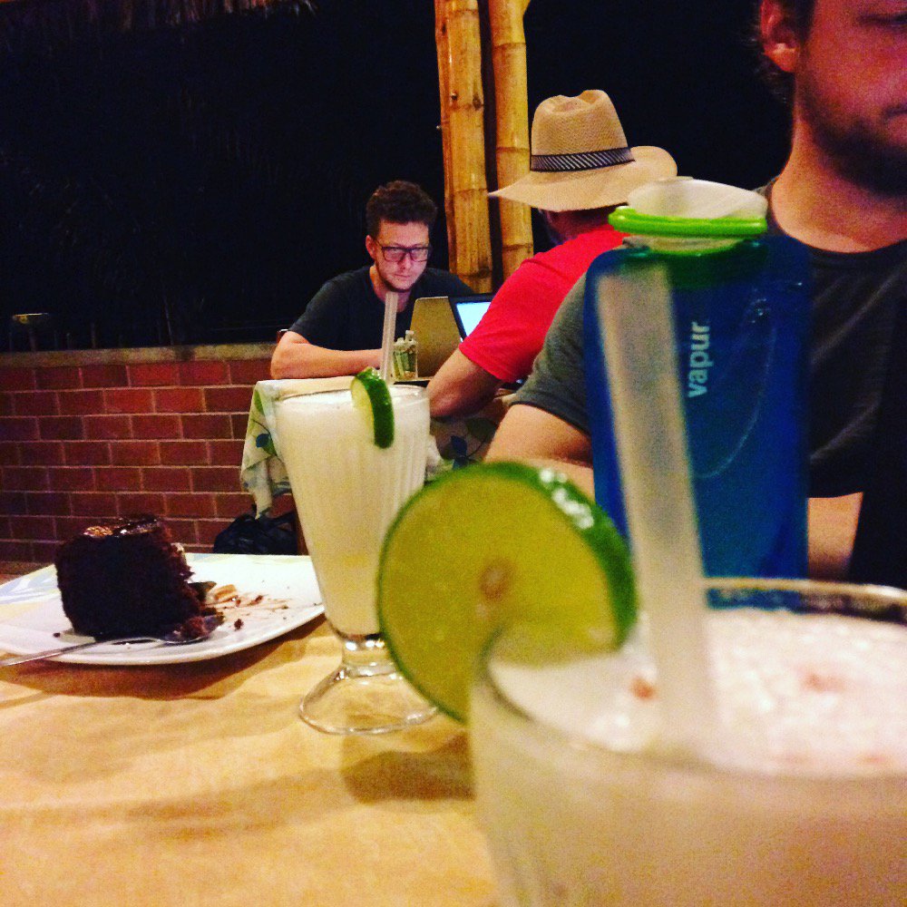 gridinoc's tweet image. Hard life at #hackerbeach