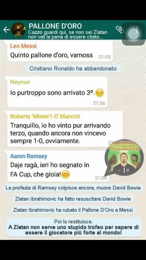 reangelo1's tweet photo. Questa è mondiale  #BallondOr https://t.co/BFlCwODFN4