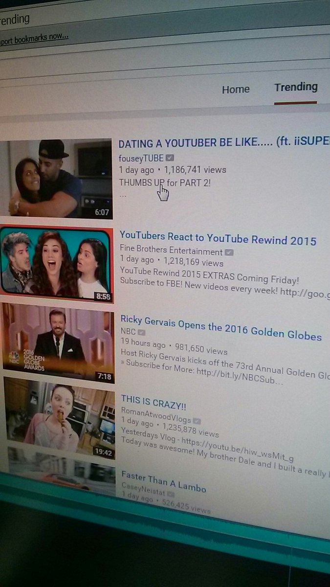 funnyjokes312's tweet photo. Number 1 thing trending right now #very happy #BruhBruh  @fouseyTUBE https://t.co/0ifZKMeTjv