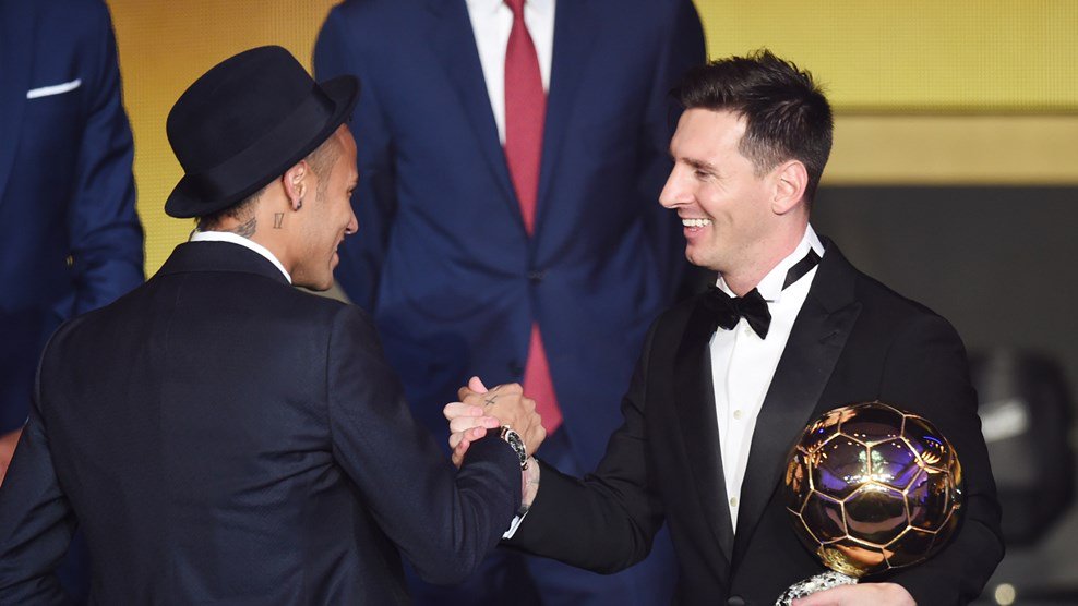 "This Barcelona team has taught me a lot about solidarity"
#Neymar at #BallondOr
fifa.to/22W1LyD