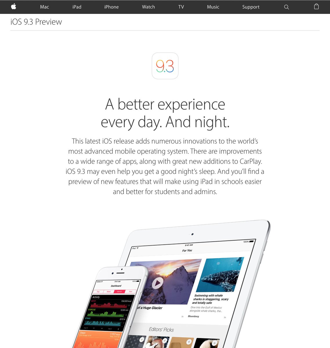 cre8ivecommando's tweet photo. iOS 9.3 Preview - 
https://t.co/eWxe8dbVHF #design #mobile #apple #ios https://t.co/djzHLelEL4