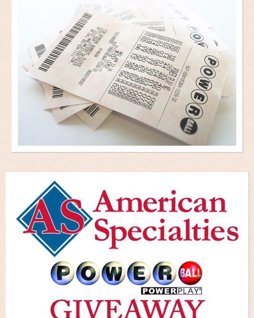 American_Spec's tweet photo. Win the #Powerball with American Specialties! #Retweet and learn more about our contest https://t.co/DkuRtkMpRt https://t.co/z8OtlVuogq