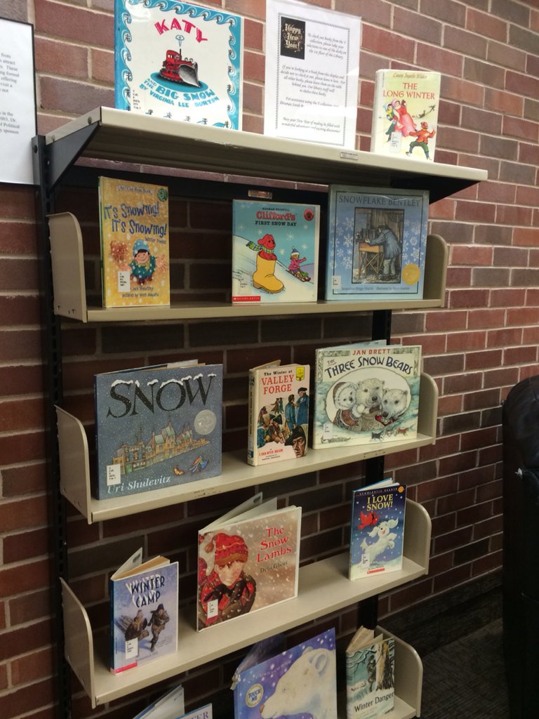 Welcome #winter and ✔️out a children's #book about winter or snow from the <a href="/NSULibrary/">NSU Library</a> Y collection!
