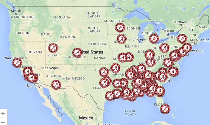 ncsa's tweet photo. Where the #Alabama &amp; #Clemson's players come from. #NationalChampionship

Detailed Map --> https://t.co/g3E8TxtdNX https://t.co/zOL42vwzMB