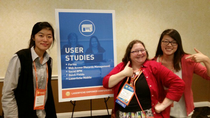 rozpope's tweet photo. #LFEmpower user studies! #wheresroz @laserfiche @laserficheux https://t.co/mxNUEBBTOZ