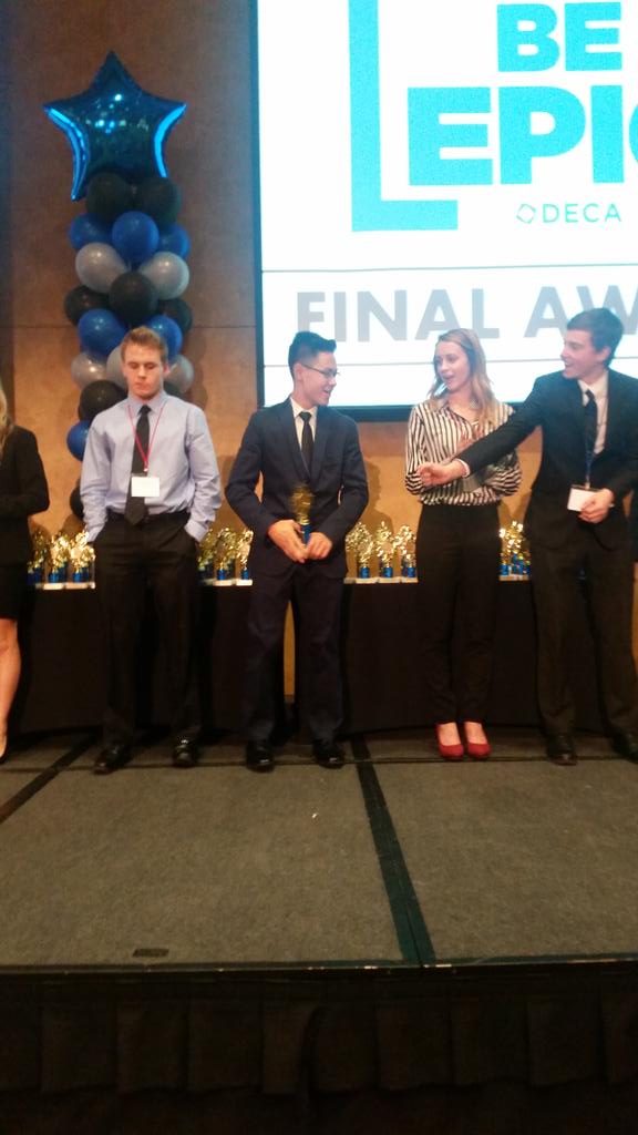 irondale4deca's tweet photo. @VictorTran02 Love seeing these 1st place smiles. Watch out! This guy could literally sell you anything #D4DECA https://t.co/alYW90qX01