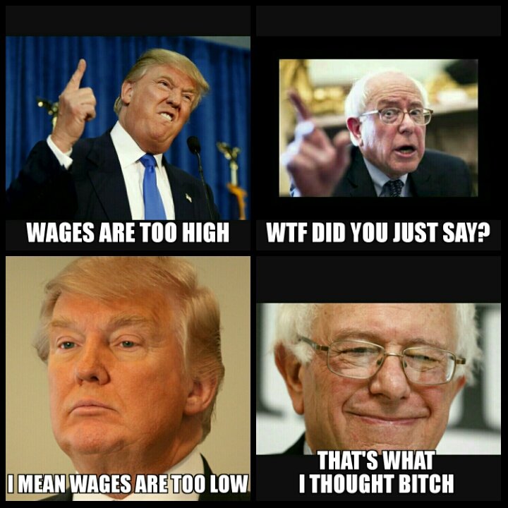 ultimum_draco's tweet photo. #FeelTheBern #Bernie2016 #DumpTrump #DonaldTrump #MakeAmericaGreatAgain #lol https://t.co/13eMYfrNe0