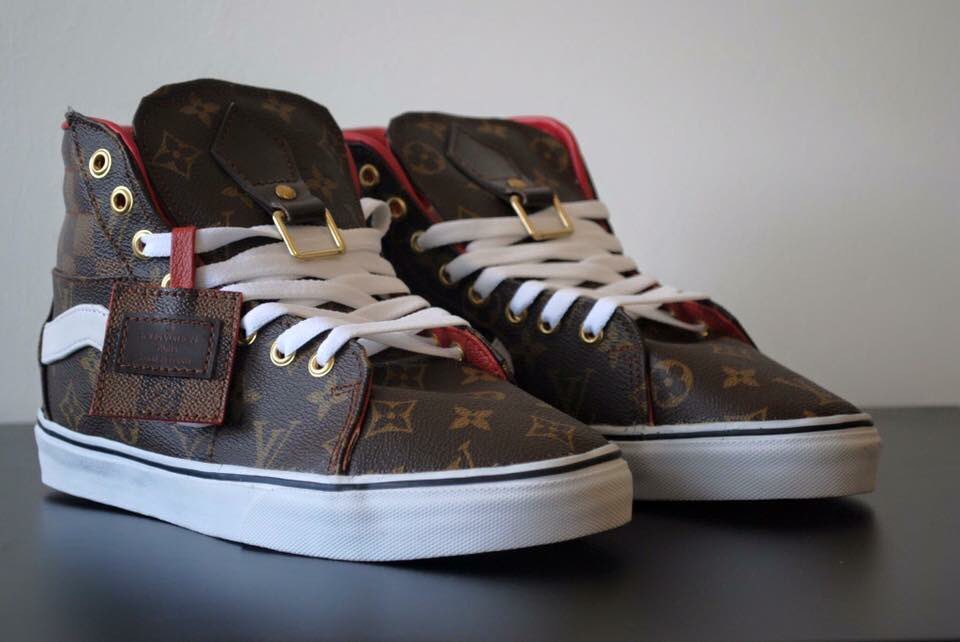 Outlander on Twitter: &quot;Louis Vuitton x Vans Sk8 Hi Customs???? https://www.bagssaleusa.com;