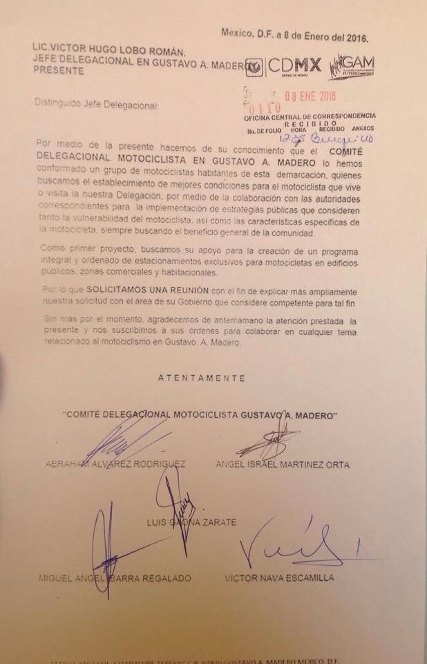 CdmGam's tweet photo. Cuál sería la ruta p/ tener estacionamientos p/ motocicletas Delegado @vhlobo? Gracias x su atención. @Lobo_GAM https://t.co/ZbCztf17mx