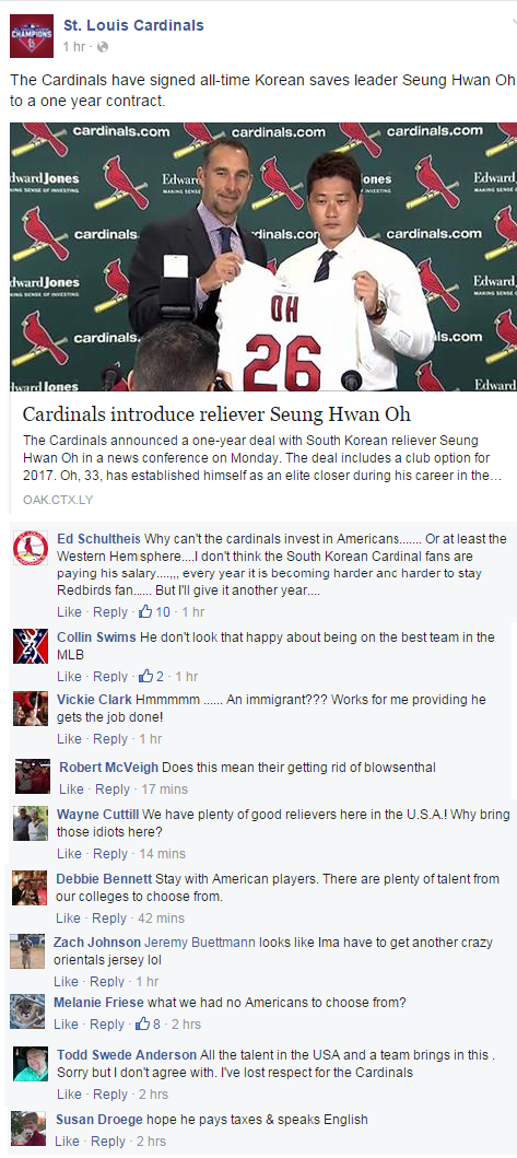 BestFansStLouis's tweet photo. Welcome Seung Hwan Oh! https://t.co/VpPOqLYlyM