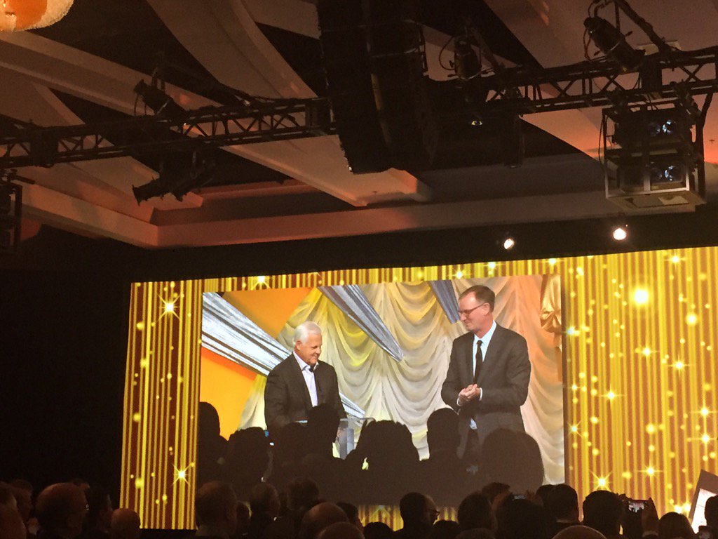 DinkoEror's tweet photo. #EMC Lifetime Achievement Award goes to Chairman Joe Tucci! @MichaelDell @EMCcorp @jburton @AdrMcDonald @NinaHargus https://t.co/x2ISbEyrvS