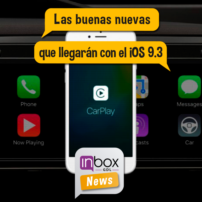 InboxGDL's tweet photo. #InboxNews Ya esta aquí el #iOS93 📱👌 Te dejamos las novedades que trae consigo. 😌👍
➡ https://t.co/PmMkU4EVe7 ⬅ https://t.co/7Wsf14SNFR