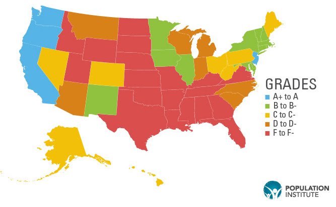 BitchMedia's tweet photo. Nineteen states get failing grades on #reprorights, according to a new report. 😭😭 https://t.co/Q0It55J6se https://t.co/DnuCDqBNpF