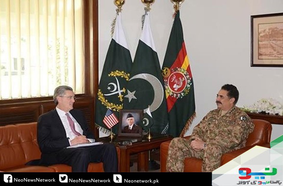 wisdomPearl_'s tweet image. #NeoAlert: US special envoy Discusses Afghan security with #COAS