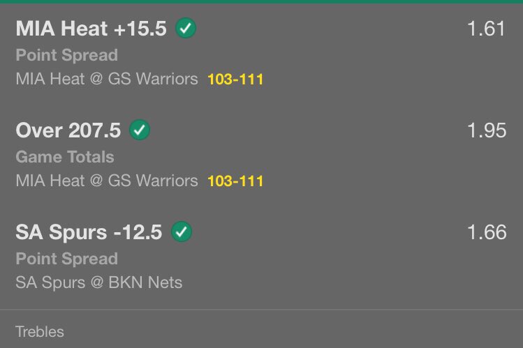 OGSportsTips's tweet image. What a day! Clean sweep on the NBA to add to the 7.00 and 3.40 winners earlier! RTs are appreciated!💰