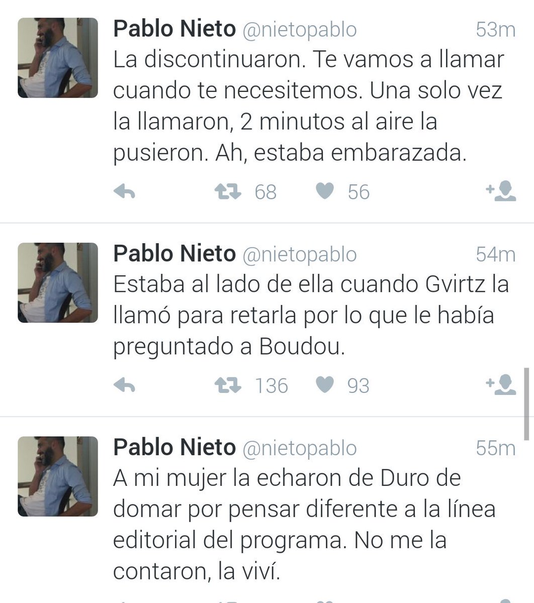 tuitskukas's tweet photo. Acá @nietopablo cuenta que antes de @vh590 hubo otros a quienes nadie defendió. Caso de su esposa  @ferigle https://t.co/6MkDtjebfF