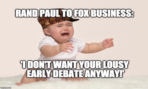 Rand Paul to skip Fox Business early debate