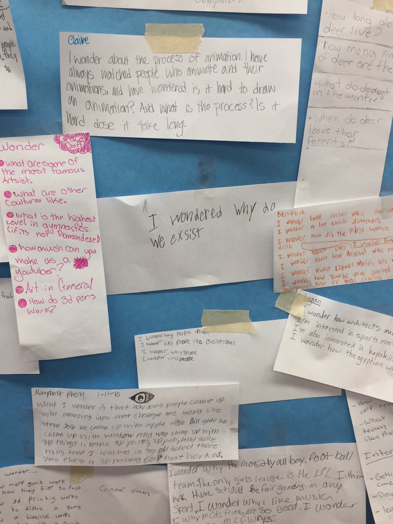 FranksEnglish's tweet photo. 3 days of #inquiryboxes = interesting questions & wonderings ThinkingLearningWriting.@SaraKAhmed @PStieple #jmsbest https://t.co/fmuJDkgn2H