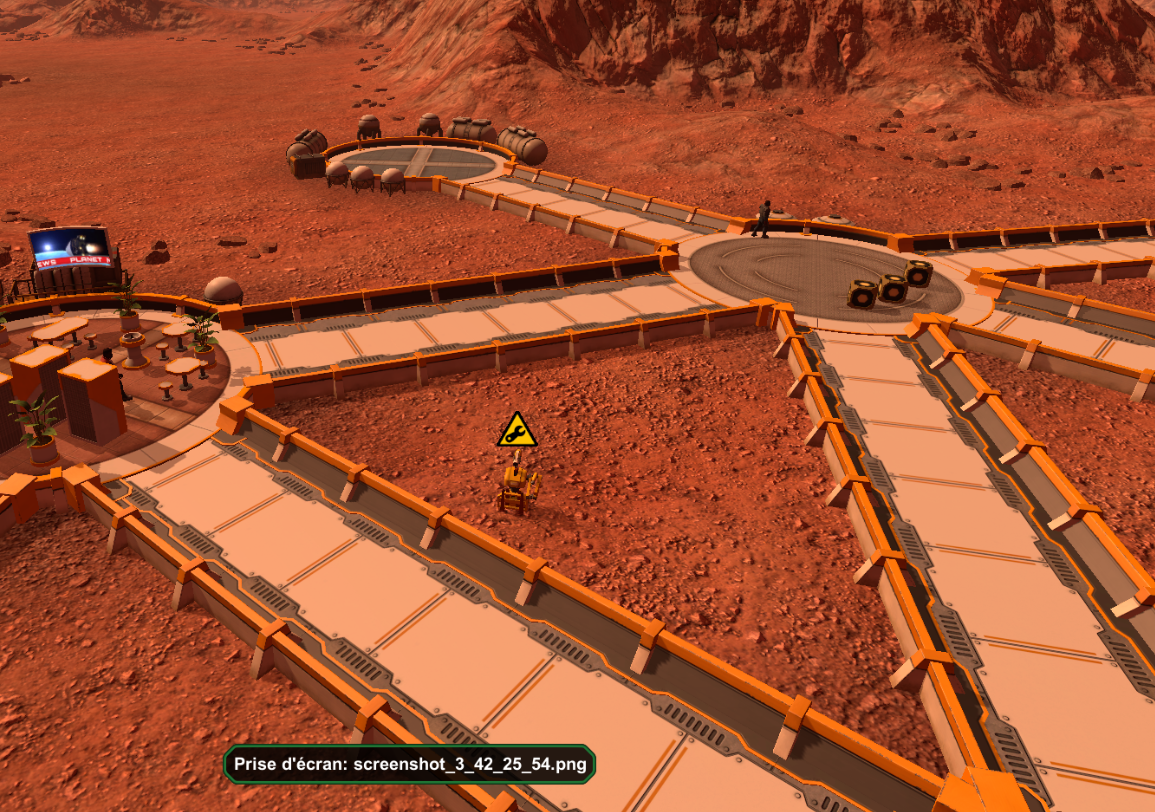 Cyann_Hur's tweet image. Les limites de l&apos;intelligence artificiel, bien joué CR-37 ....tout seul comme un grand XD #Planetbase #RobotIdiot