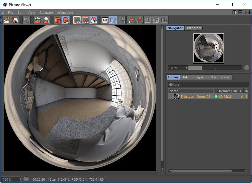 GameLogicDesign's tweet photo. C4D Native FishEye Rendering Plugin. #C4D #OneFeaturePerDay #EveryDay #Coding4Fun https://t.co/F3G8sLfcGf