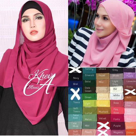 Pashmina Cerutty
180*75 cm
Cerutty HQ
45.000/pcs
Min. 6 40.000
Kodian? Lebih murah!
Order? Cek bio😘