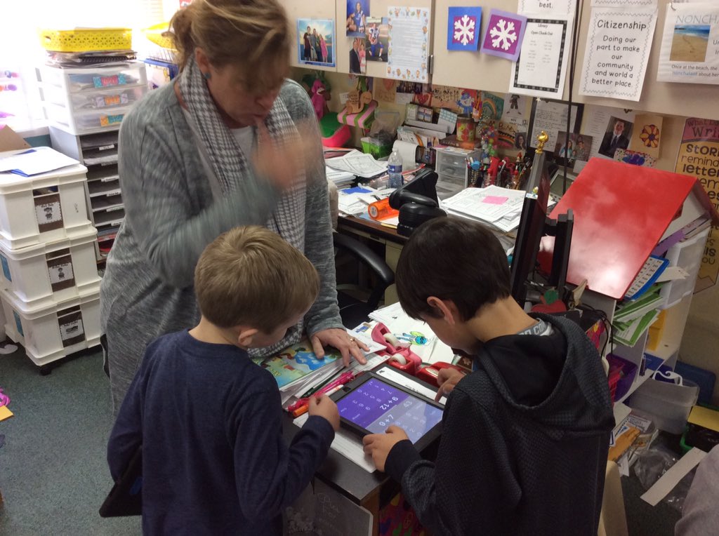 SouthBosque's tweet photo. Check out Mrs. Bain's class playing Math Duel to practice their facts. #whosaysmathisntfun @mrs_bain2 https://t.co/Z0Dh4XubcR