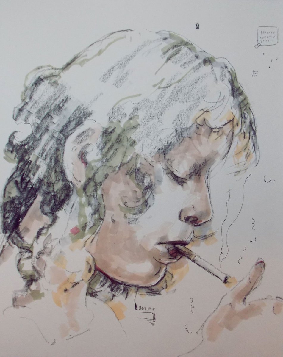 aimapeintar's tweet photo. #thedailysketch https://t.co/j0ptvgTcZG