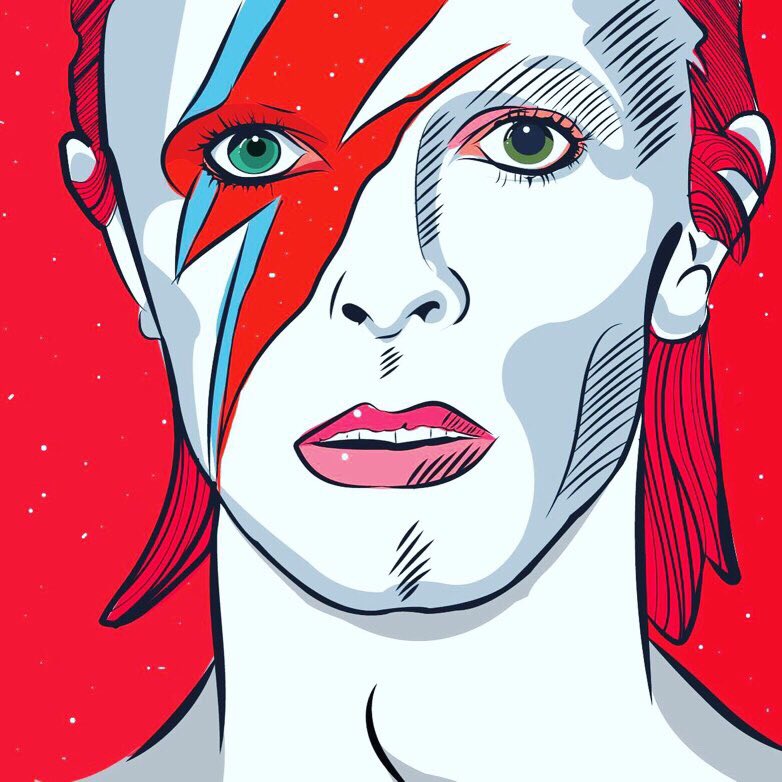 JONN3's tweet photo. RIP Ziggy. The stars do seem different today. #ZiggyStardust #DavidBowie https://t.co/QkO7be7NeY