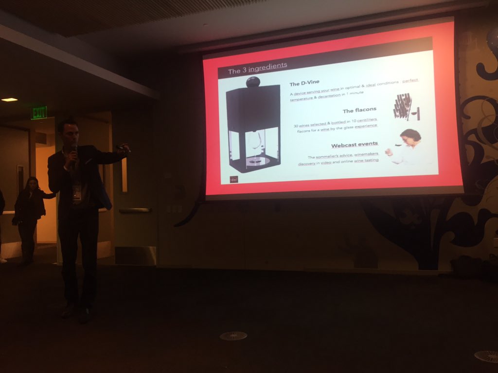 FrenchPitch's tweet photo. 11th pitch @10_Vins : sommelier at home by the glass #FrenchPitch #FrenchTech https://t.co/bp7d5iveJD