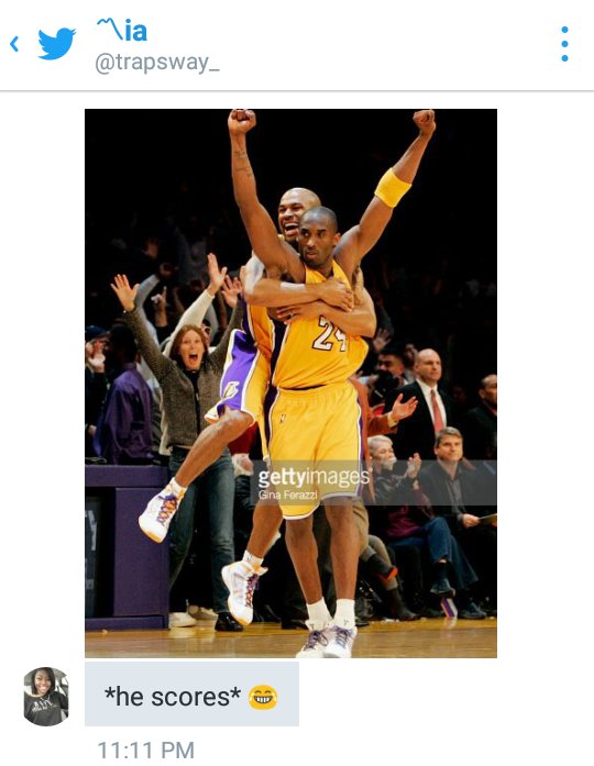FeeSlaughter's tweet photo. #BucketTeam #passtheballtokobe #shootyourshot2016 https://t.co/In2UQzwCqb