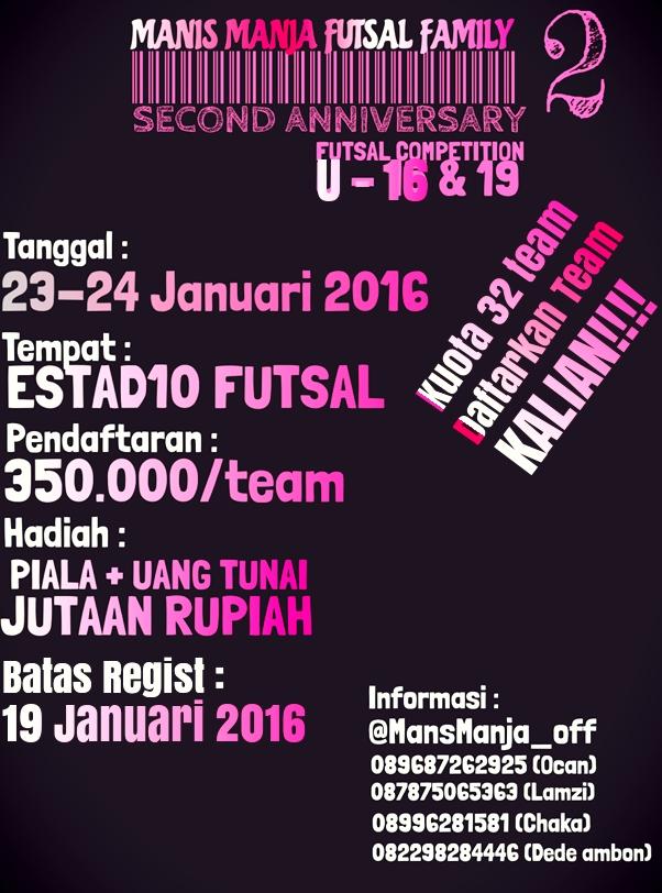 Kuota semakin sedikit kit kit ki pastikan team kalian telah terdaftar (4 team Usia 16) (3 team usia 19)