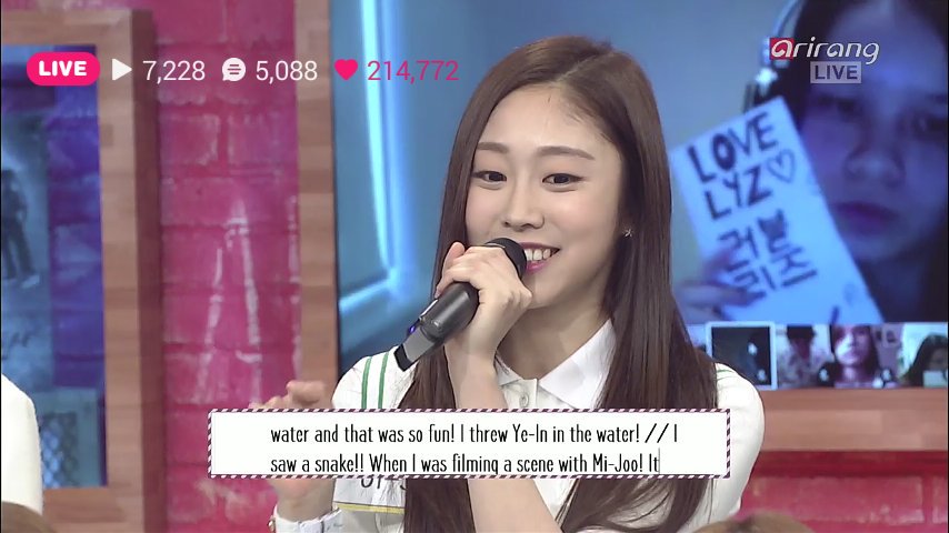 eonnxi's tweet photo. #Lovelyz #러블리즈 on ASC Jisoo said she and Mijoo saw a snake when filming For You MV #LOVELYZ_ASC https://t.co/sCtQWuzlt7