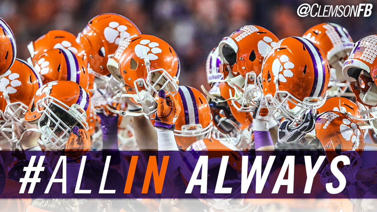 As Coach Swinney says…

Win or lose, we love these players just the same.

We’re proud &amp; grateful. #ClemsonFamily