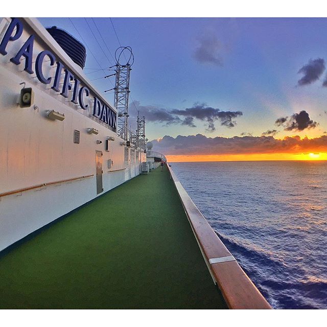 POCruises's tweet image. The Pacific Dawn... at dawn. This majestic shot was captured by @_markfitz.
