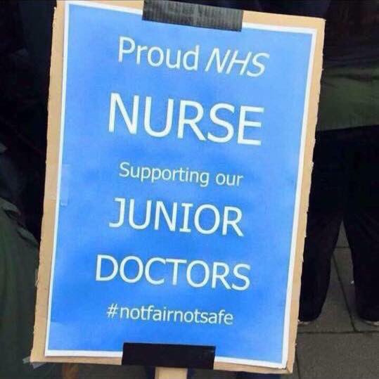 Kirkylou22's tweet photo. I am a proud nurse supporting our junior doctors who do an amazing job #ProudNurse #NeedRecognition #JuniorDoctors https://t.co/zGoOumqk96