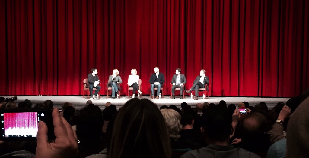 MissionRise's tweet photo. SPOTLIGHT Q&amp;A tonight @DGA w/ Rachel McAdams, Mark Ruffalo, Liev Schreiber, Tom McCarthy #Bravefilm #mustsee https://t.co/jC8Y9sVVI2