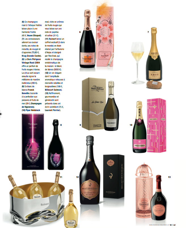 #RésidencesDécorations #Champagnesdefêtes #LesBellesVoyes #ChampagneFranckBonville #GrandesCuvées