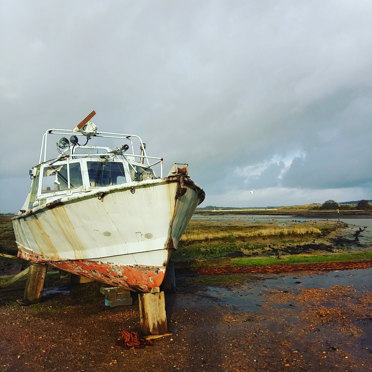 A tad brighter today. Let's keep fingers and toes crossed for a rain free day. #isleofwight #iow #shalfleetquay