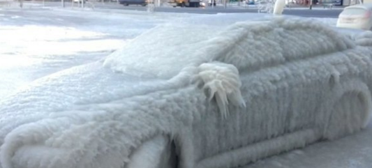 NewYork : Rond kerst lagen mensen nog op het strand met temperaturen van 20 graden gemiddeld. En zo is het daar nu!