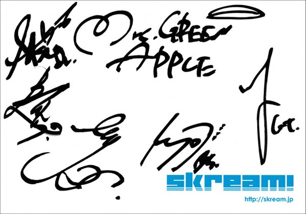 レッド系 Mrs.Green Apple直筆サイン 初期メンバー5人 - crumiller.com