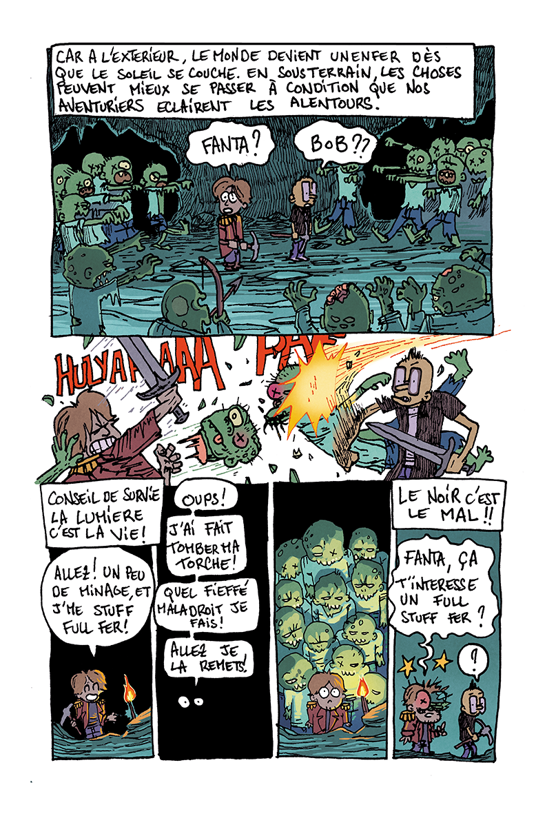 GoxBlog's tweet photo. P14 du #FBcomics : "La lumière c'est la vie" avec @TheFantasio974 et @RoiLennon couleurs de @KingPingouin1er https://t.co/sHjdLZe4eL