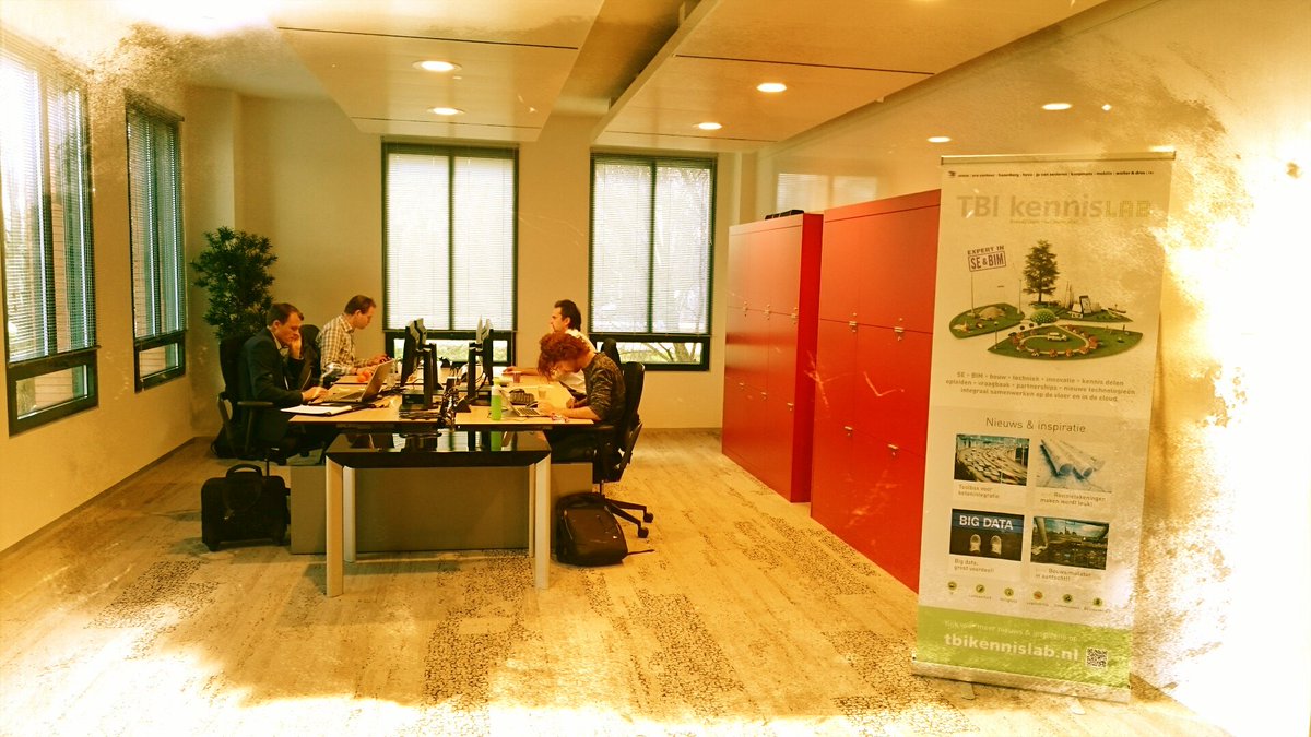 Het team heeft zich gesettled op de nieuwe werkplek op t kantoor van <a href="/JPvanEesterenBV/">J.P. van Eesteren | TBI</a> in #Gouda #TBI